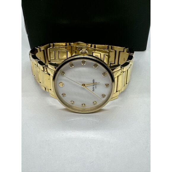 Kate Spade New York 0007 Women\'s Gold Stainless Steel Analog Dial Watch JNA109 main image 8